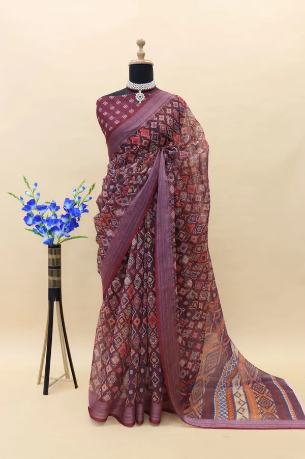 LINEN_FABRIC_DIGITAL_PRINT_SAREE